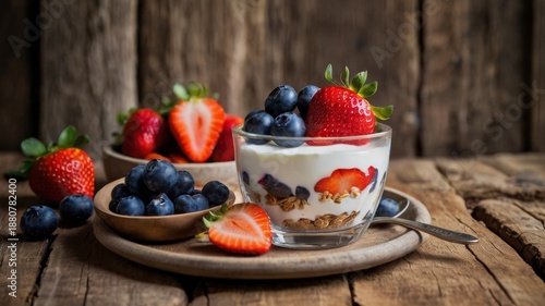yogurt with berries