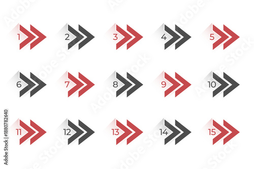 3d style bullet points element in collection