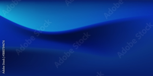 Gradient background. Creative wavy effect graphic design. Wavy gradient background blue color