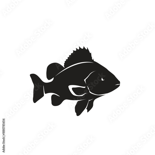 Silhouette of a Fish Vector