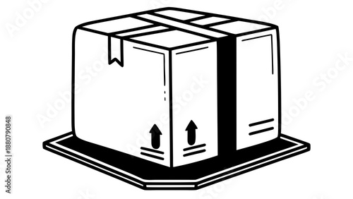 vector illustration of an electric stove