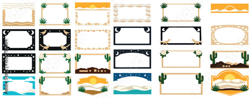 White Sands National Park Decorative Desert Frames Collection