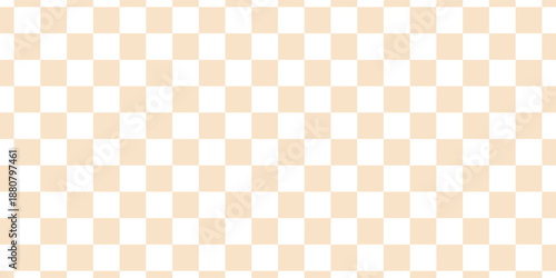 Beige checkerboard pattern vector background. Retro chessboard geometric design template