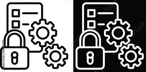 control Two-tone version in black and white background