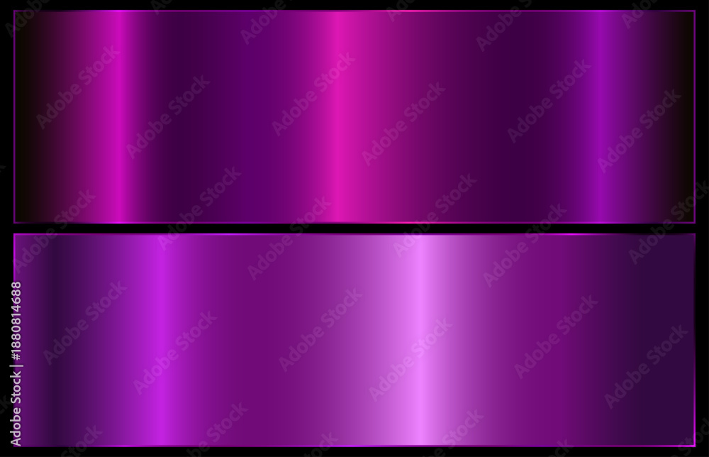 Obraz premium Realistic metallic purple gradient. purple palette. Metallic gradient effect for text design and bulletin boards, infographics.