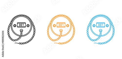 James bond 007 digital watch illustrations