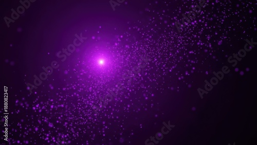 Wallpaper Mural Bright point of light surrounded by floating, glowing particles Torontodigital.ca