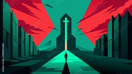 Journey through urban twilight