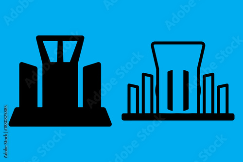 Mother language art of international day symbol.