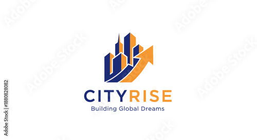 City Rise Global Dreams Logo Design.