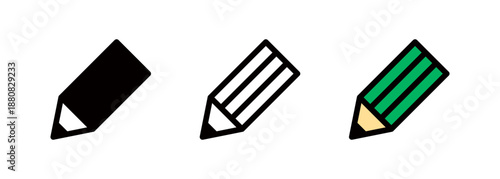 Pencil, drawing, and writing icons