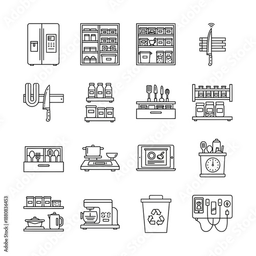 A high-quality minimalist overhead shot of fresh organic vegetables and vibrant green herbs arranged neatly on a rustic wooden kitchen countertop