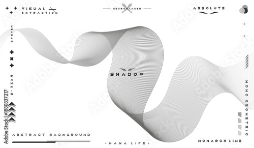 Abstract Line Art Graphic Wallpaper Background