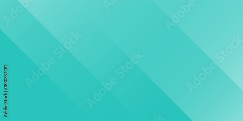 Abstract colorful gradient turquoise green background. Simple overlap triangle shapes pattern background. eps 10