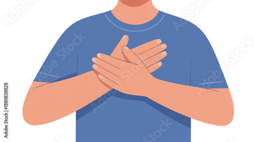 Flat Vector Illustration of a Talented Person Performing on Stage, Music or Public Speaking Performance Concept