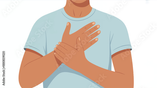 Flat Vector Illustration of a Person Performing Yoga or Meditation Exercises for Health and Wellness