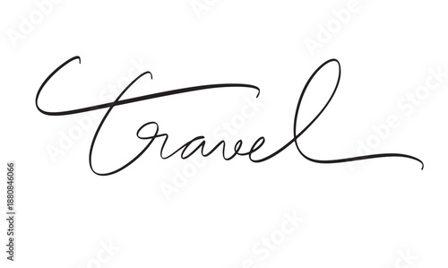 travel text font calligraphy hand written lettering script black color object icon travel trip tourism journey holiday maker adventure vacation travel happy business banner poster travel print trip