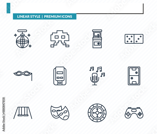 icons set - , outline vector