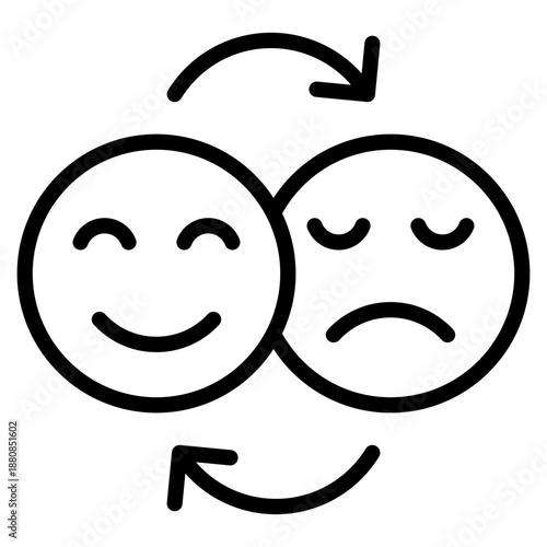 Bipolar  Icon Element For Design