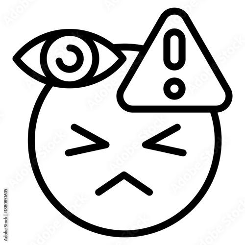 Paranoia  Icon Element For Design