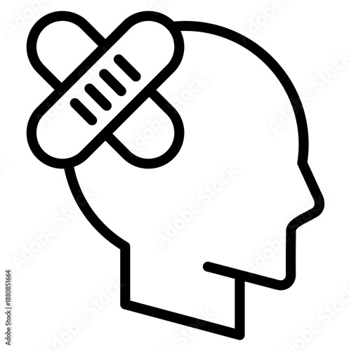 Trauma  Icon Element For Design