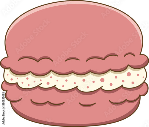 pink macaron