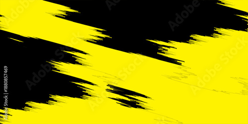 Yellow and dark blue halftone dots gradient color pattern grunge texture background. Dot.modern pop art sport style vector illustration