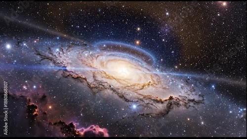 Universe in Deep Space 4K – Cinematic Cosmic Background with Stars and Galaxies