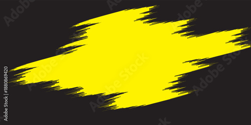 Yellow and dark blue halftone dots gradient color pattern grunge texture background. Dot.modern pop art sport style vector illustration