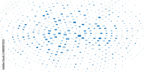 Light blue vector background with lines and squares. Illustration featuring a collection of colorful triangles. This pattern can be used for websites.