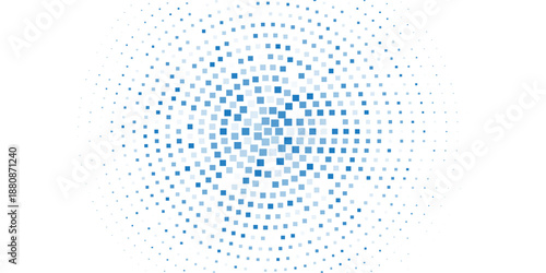 Light blue vector background with lines and squares. Illustration featuring a collection of colorful triangles. This pattern can be used for websites.