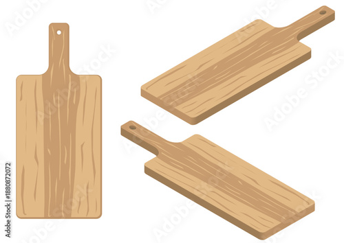 持ち手のあるカッティングボード