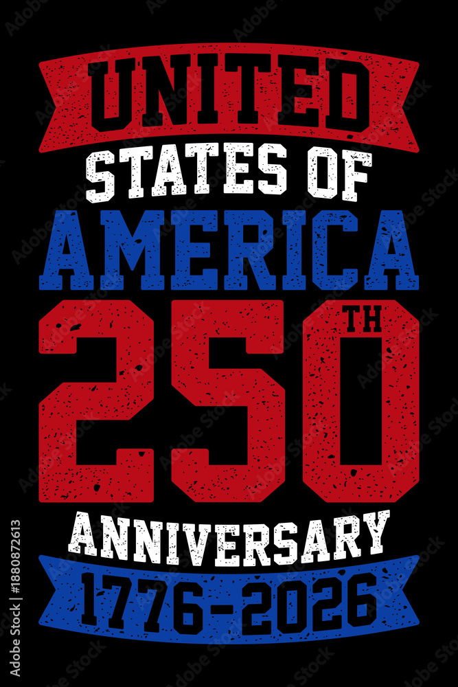 Obraz premium American 250th - United States Of America 1776 2026