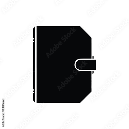 Black S I M card on white background