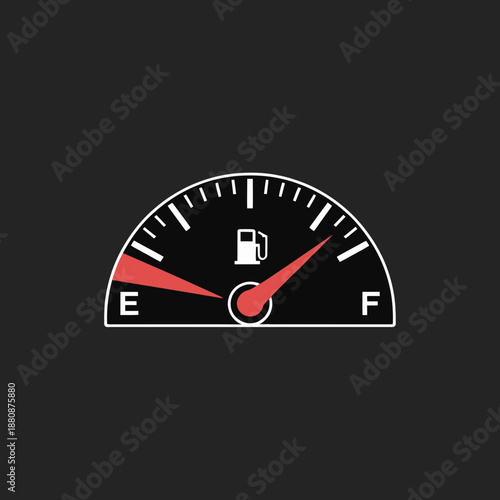 fuel, gauge, dashboard, speedometer, indicator, gasoline, petrol, tank, level, meter, vehicle, car, automotive, instrument, panel, warning, alert, efficiency, mileage, consumption, economy, energy, tr