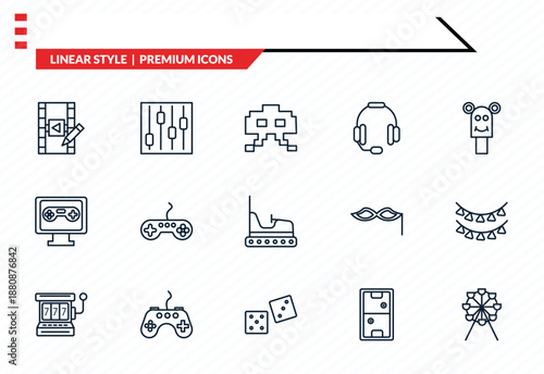 icons set - , outline vector