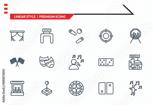 icons set - , outline vector