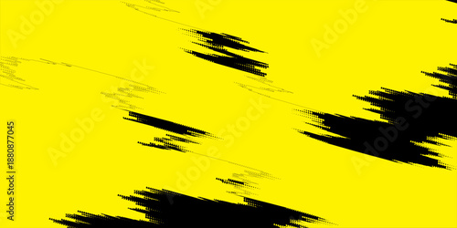 Yellow and dark blue halftone dots gradient color pattern grunge texture background. Dot.modern pop art sport style vector illustration