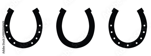 Western Vector Graphics – Horseshoes, Cowboy Hats, Longhorns & Barbed Wire Silhouettes for Branding and Design – High-Resolution PNG Collection