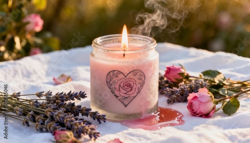 A Candlelit Valentine's Day Scene