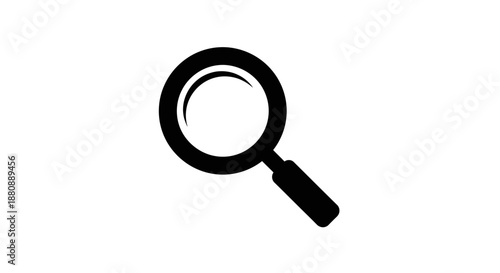 Magnifying glass icon for search.