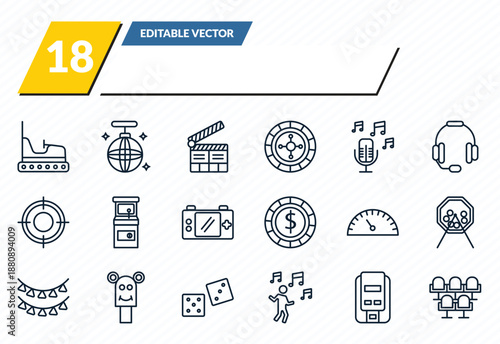 icons set - , outline vector