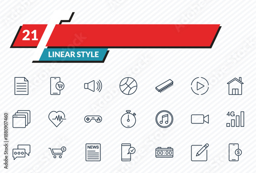 icons set - , outline vector