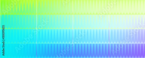 Green and blue frosted ribbed glass texture background