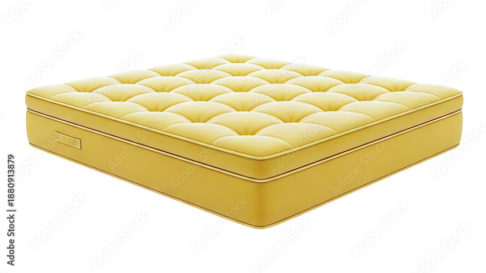 Fototapeta premium Tufted Yellow Mattress