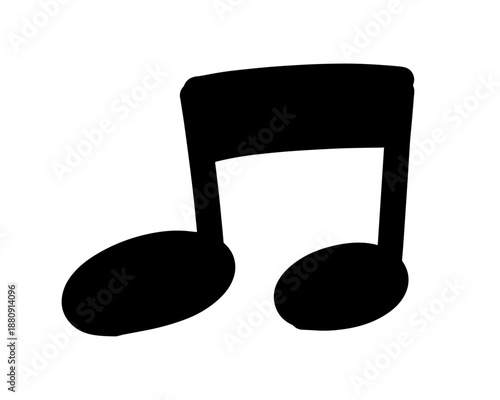 音符　メロディ　シンプルなアイコン