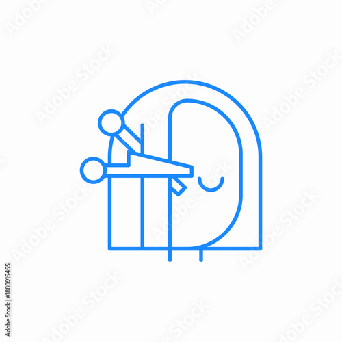 facial beauty treatment icon sign vector