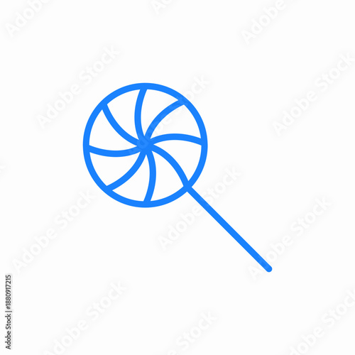 lollipop candy icon sign vector