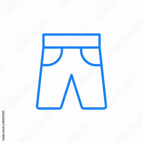 pant trouser icon sign vector