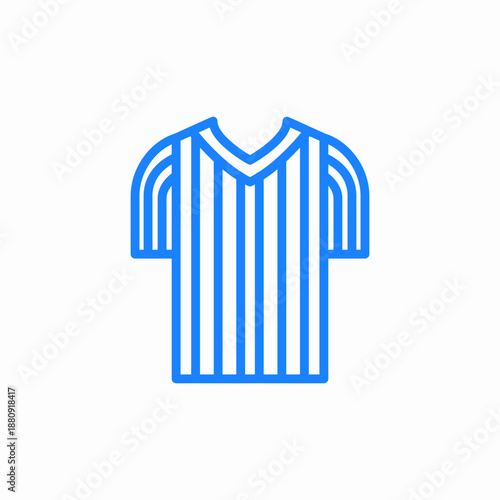 referee uniform icon sign vector